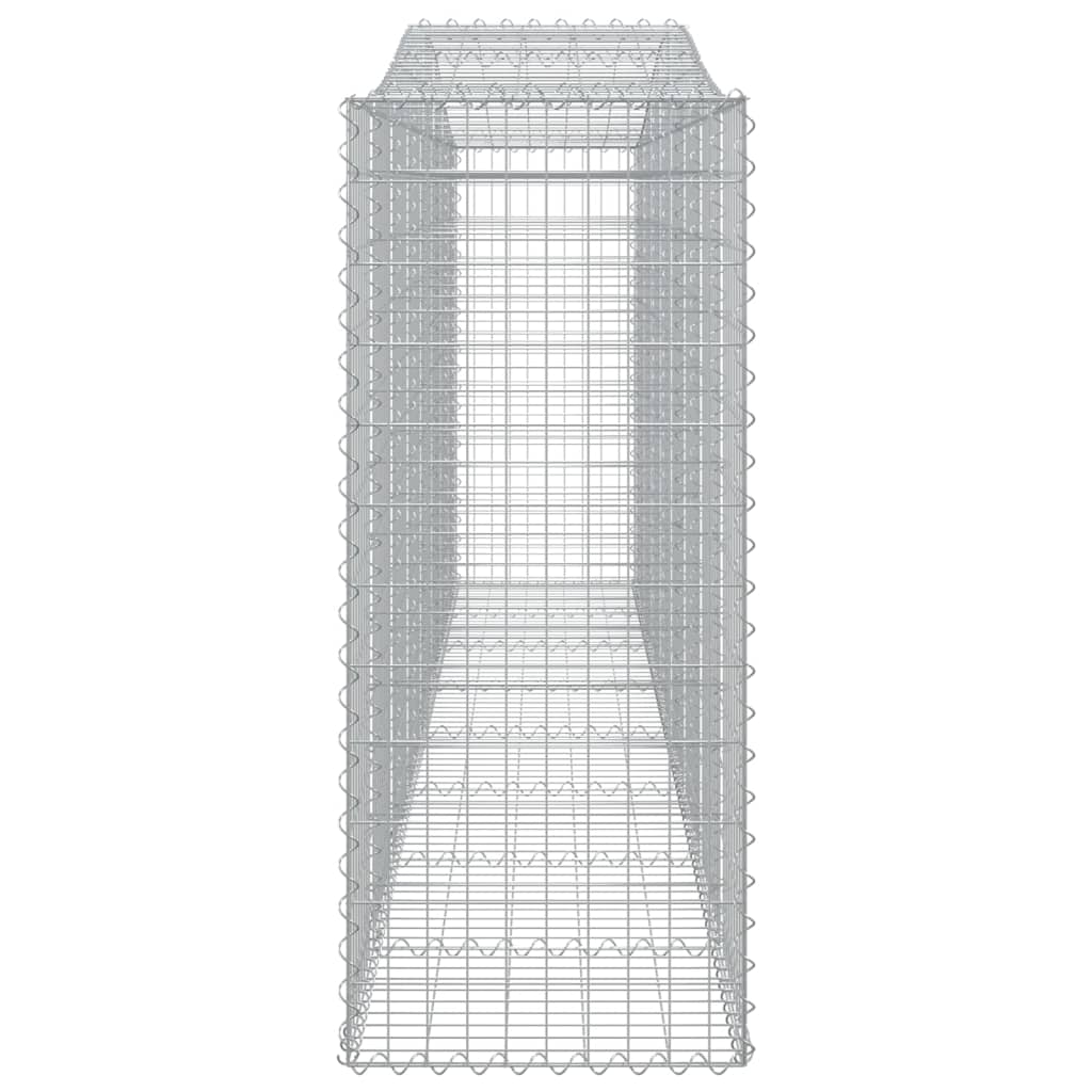 Cesto Gabbione ad Arco 400x50x120/140 cm Ferro Zincato cod mxl 50201