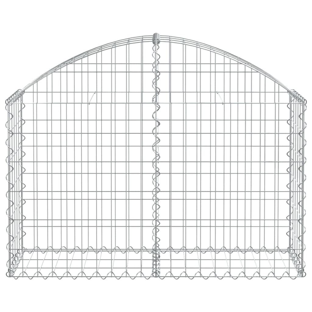 Cesto Gabbione ad Arco 100x30x60/80 cm Ferro Zincatocod mxl 127265