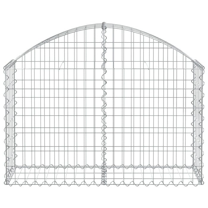 Cesto Gabbione ad Arco 100x30x60/80 cm Ferro Zincatocod mxl 127265