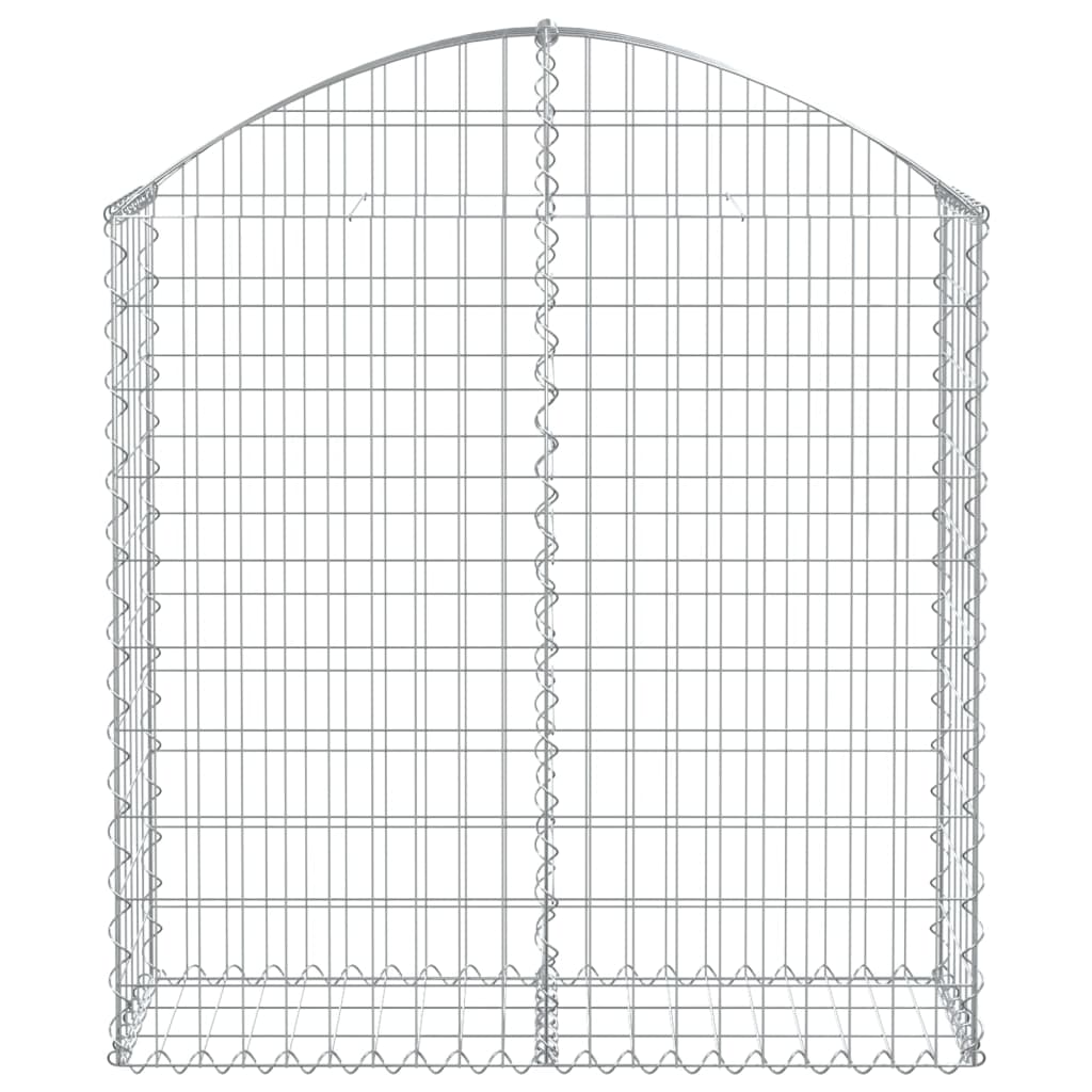 Cesto Gabbione ad Arco 100x30x100/120 cm Ferro Zincatocod mxl 73102