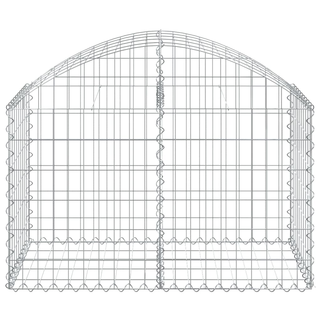 Cesto Gabbione ad Arco 100x50x60/80 cm Ferro Zincato 153433