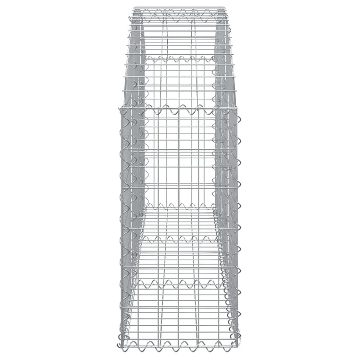 Cesto Gabbione ad Arco 150x30x60/80 cm Ferro Zincato 153443