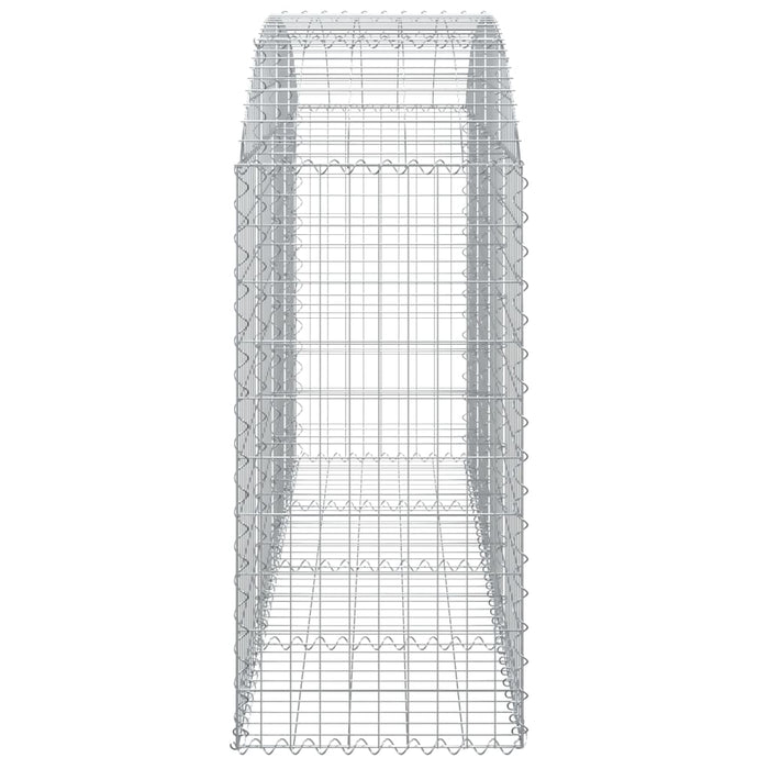 Cesto Gabbione ad Arco 200x50x100/120 cm Ferro Zincato 153475