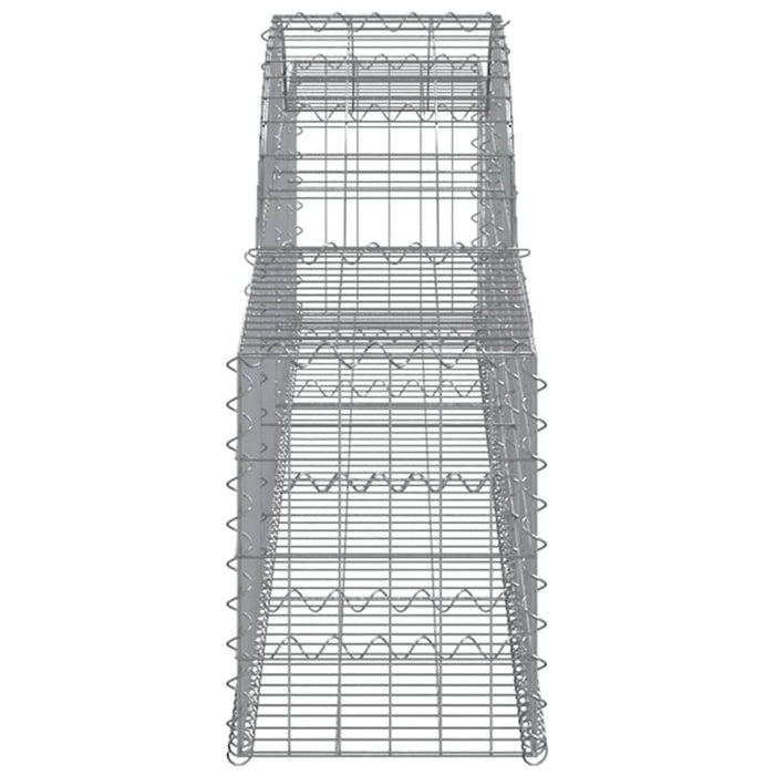 Cesto Gabbione ad Arco 300x30x40/60 cm Ferro Zincato 153502