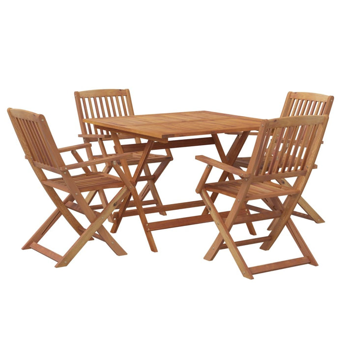 Set da Pranzo per Giardino 5 pz in Legno Massello di Acacia 3152899