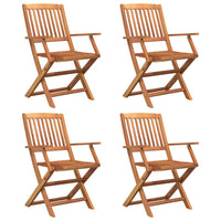 Set da Pranzo per Giardino 5 pz in Legno Massello di Acacia 3152899