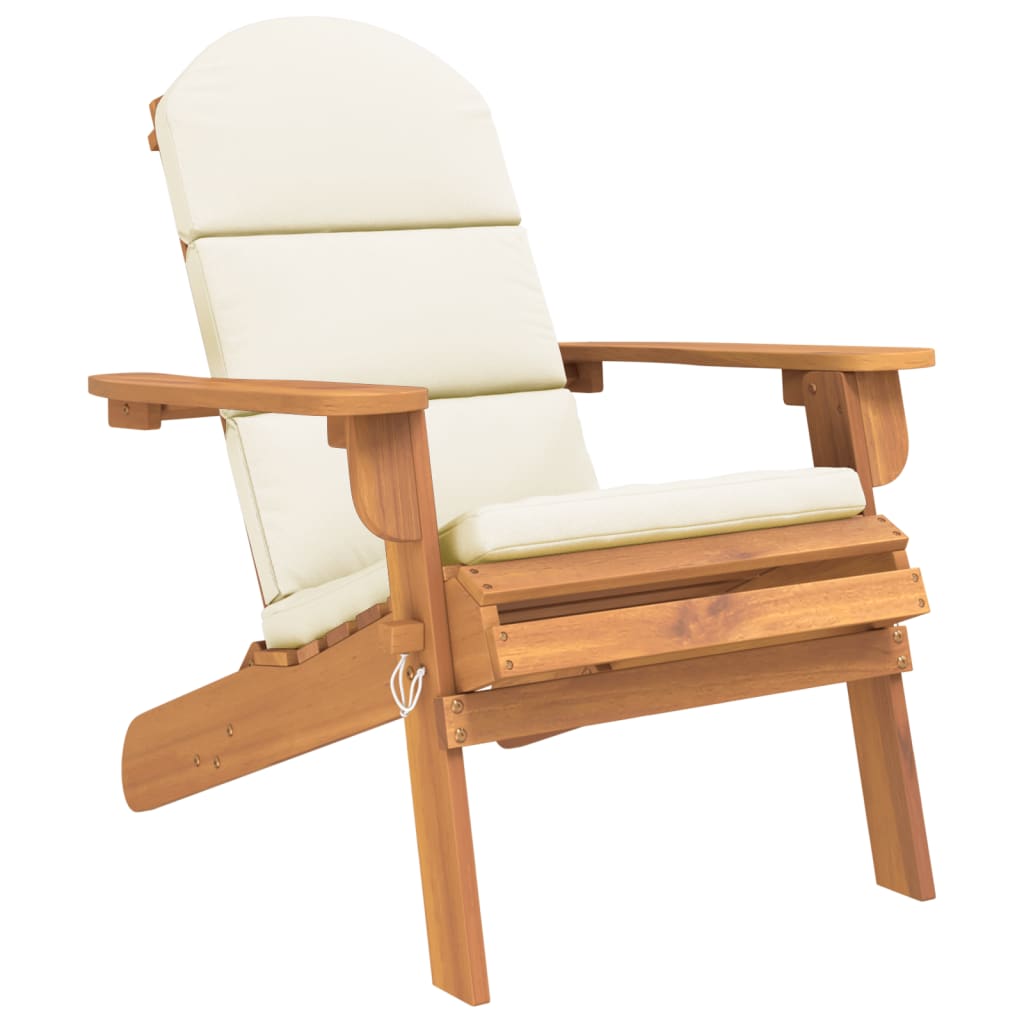 Set Salotto da Giardino Adirondack 4pz Legno Massello di Acacia