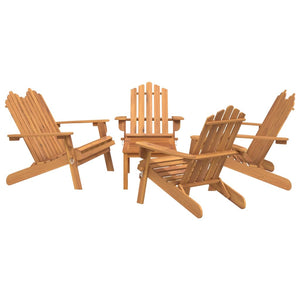 Set Salotto da Giardino Adirondack 5pz Legno Massello di Acacia 3152136