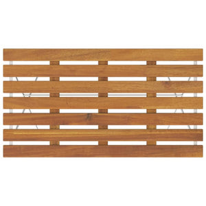 Set Bistrò Pieghevole 7pz in Legno Massello di Acacia e Acciaio 3152101