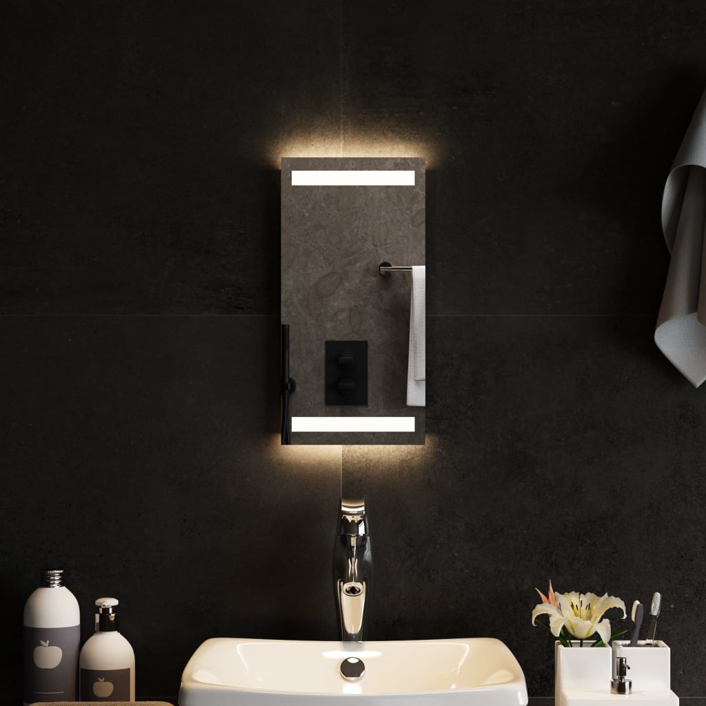 Specchio da Bagno con Luci LED 20x40 cm 3154058