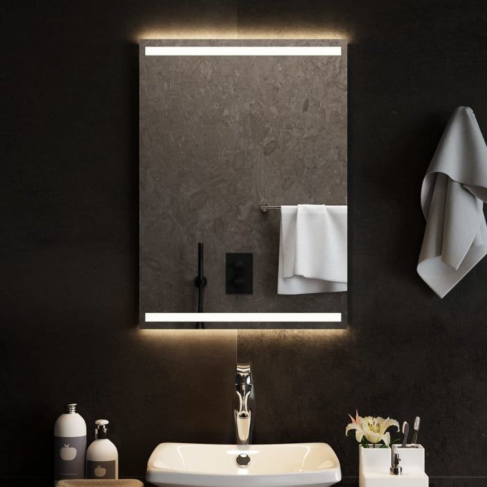 Specchio da Bagno con Luci LED 50x70 cm 3154063