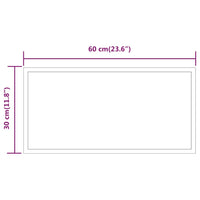 Specchio da Bagno con Luci LED 30x60 cm cod mxl 67864