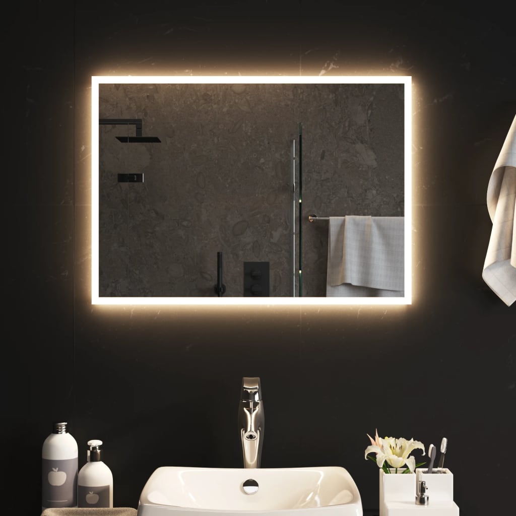 Specchio da Bagno con Luci LED 50x70 cm cod mxl 72063