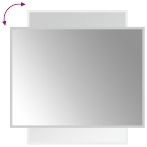 Specchio da Bagno con Luci LED 60x80 cm 3154081