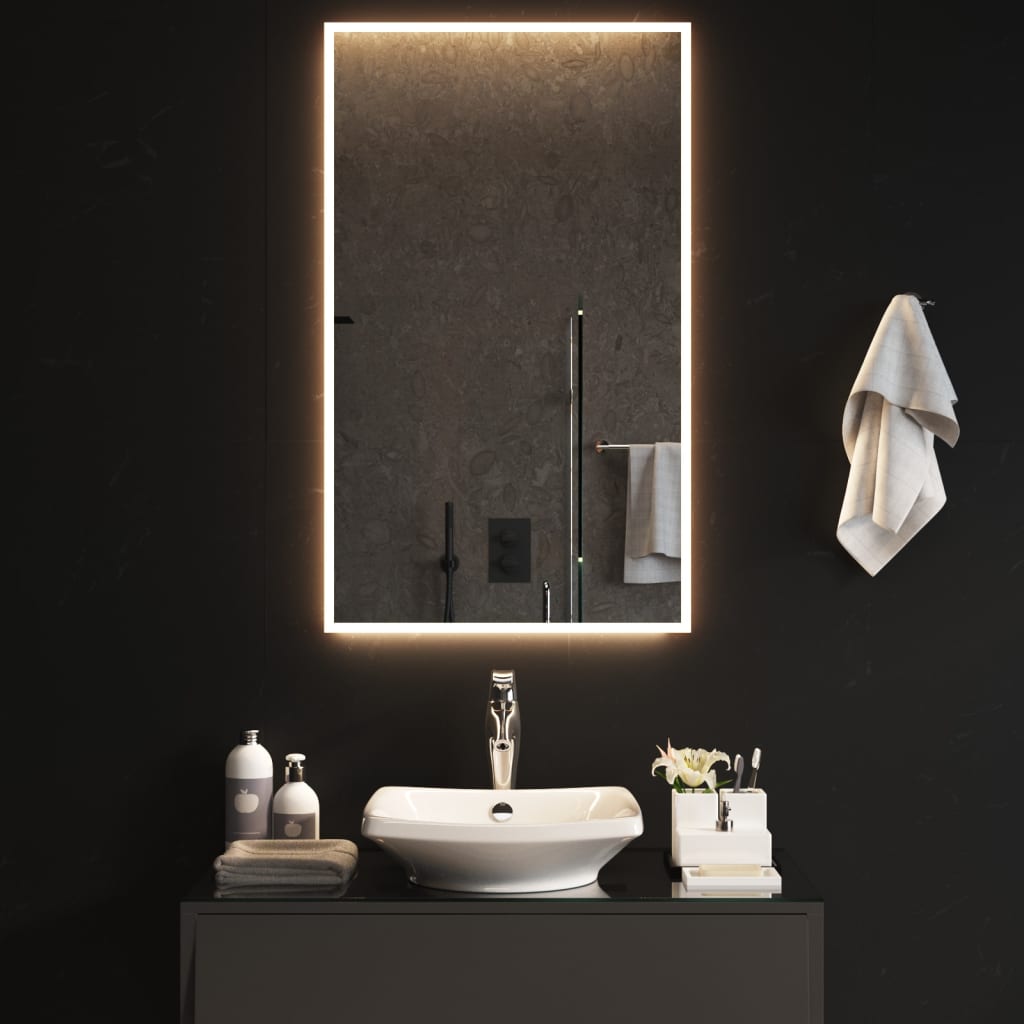 Specchio da Bagno con Luci LED 60x100 cm cod mxl 67370