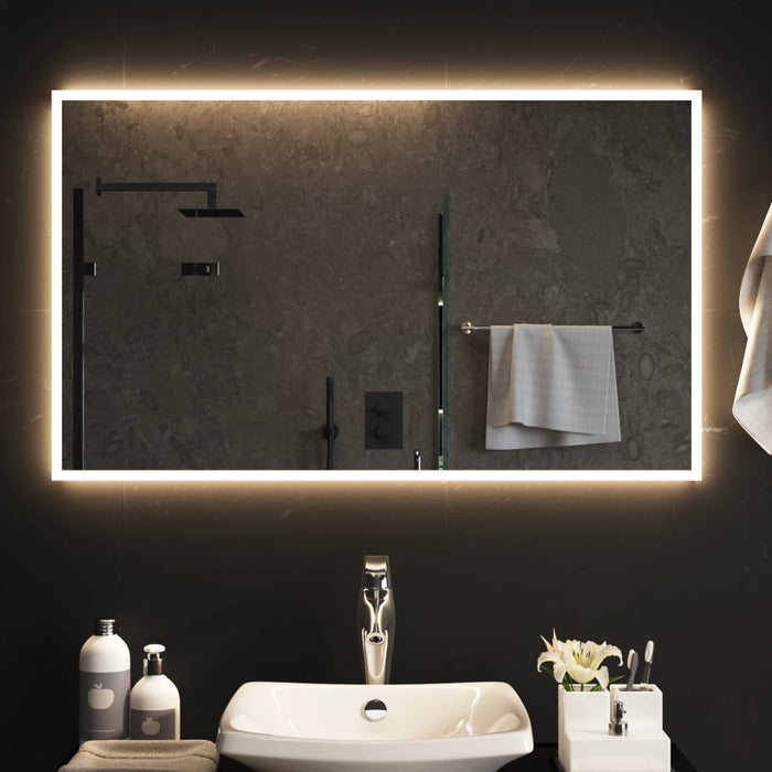 Specchio da Bagno con Luci LED 60x100 cm cod mxl 67370