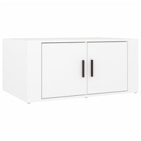 Tavolino da Salotto Bianco 80x50x36 cm in Legno Multistrato 816512