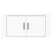 Tavolino da Salotto Bianco 80x50x36 cm in Legno Multistrato cod mxl 18228