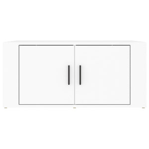 Tavolino da Salotto Bianco 80x50x36 cm in Legno Multistrato cod mxl 18228