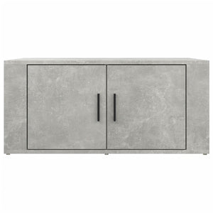 Tavolino Salotto Grigio Cemento 80x50x36 cm Legno Multistrato