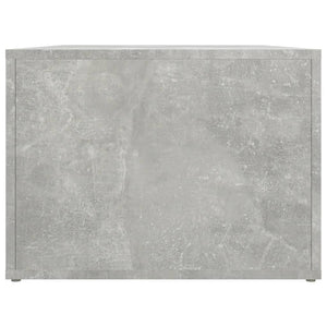 Tavolino Salotto Grigio Cemento 80x50x36 cm Legno Multistrato