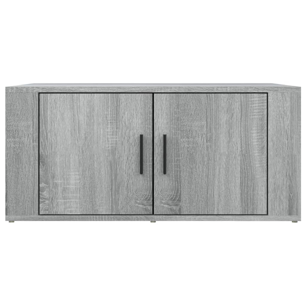 Tavolino da Salotto Grigio Sonoma 80x50x36 cm Legno Multistrato