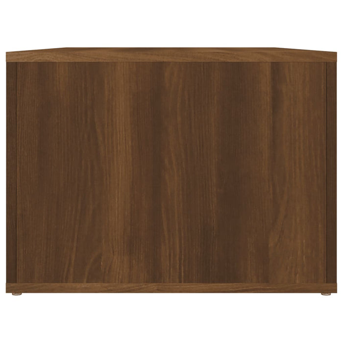 Tavolino da Salotto Rovere Marrone 80x50x36cm Legno Multistrato