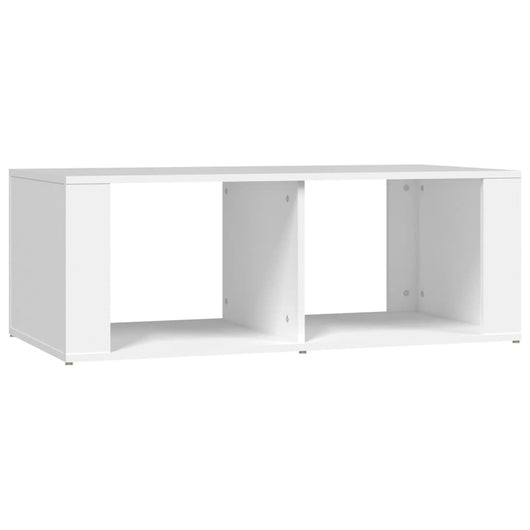 Tavolino da Salotto Bianco 100x50x36 cm in Legno Multistrato