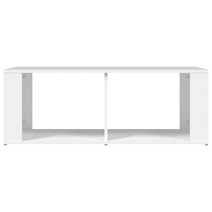 Tavolino da Salotto Bianco 100x50x36 cm in Legno Multistrato