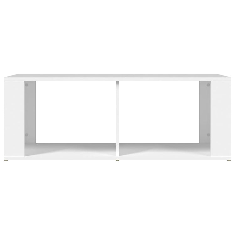 Tavolino da Salotto Bianco 100x50x36 cm in Legno Multistrato