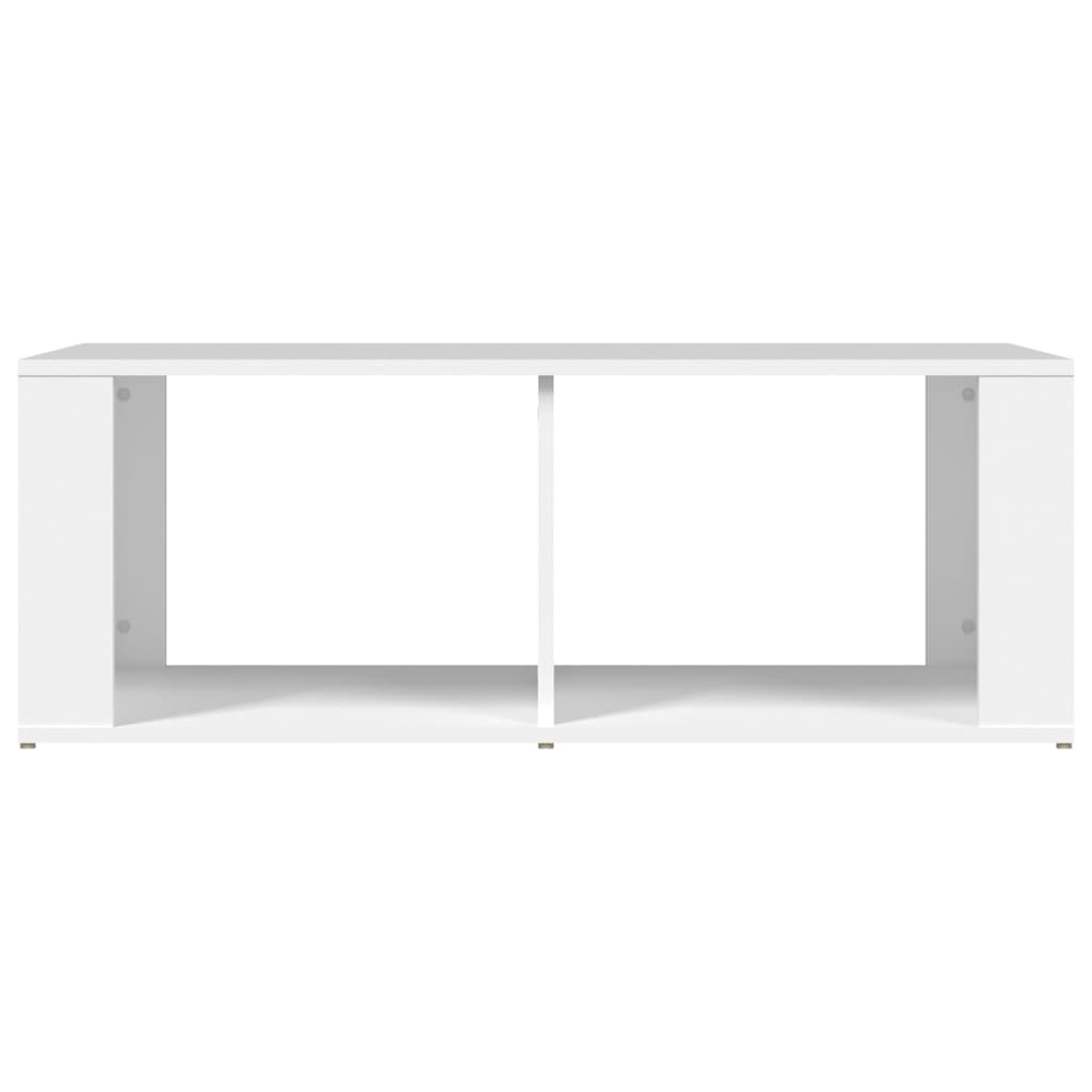 Tavolino da Salotto Bianco 100x50x36 cm in Legno Multistrato 816520