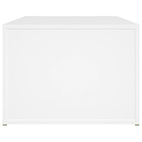 Tavolino da Salotto Bianco 100x50x36 cm in Legno Multistrato 816520