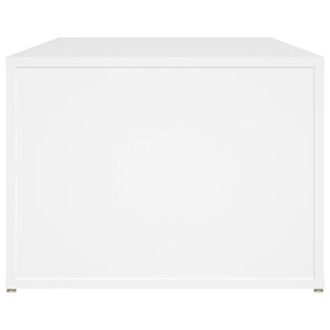 Tavolino da Salotto Bianco 100x50x36 cm in Legno Multistrato 816520