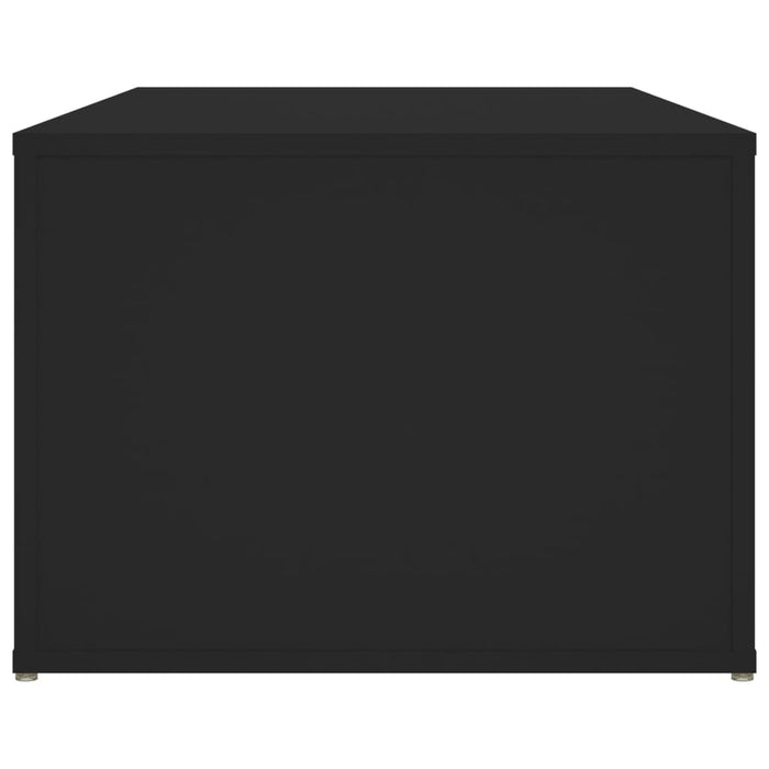 Tavolino da Salotto Nero 100x50x36 cm in Legno Multistrato