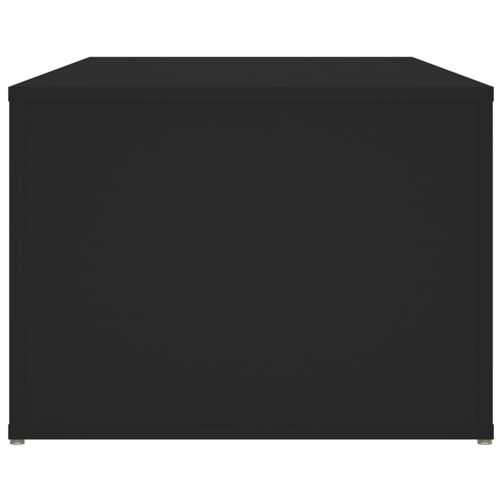 Tavolino da Salotto Nero 100x50x36 cm in Legno Multistrato 816521