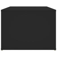 Tavolino da Salotto Nero 100x50x36 cm in Legno Multistrato 816521