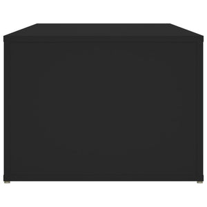 Tavolino da Salotto Nero 100x50x36 cm in Legno Multistrato 816521