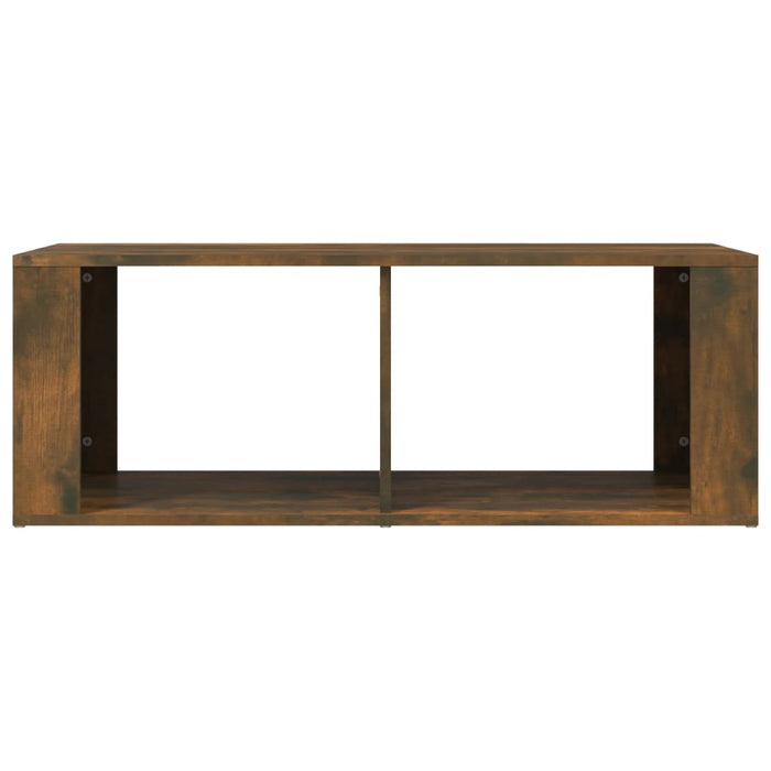 Tavolino da Salotto Rovere Fumo 100x50x36 cm Legno Multistrato