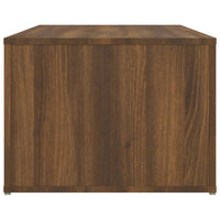 Tavolino da Salotto Rovere Marrone100x50x36cm Legno Multistrato