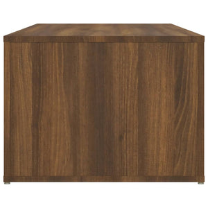 Tavolino da Salotto Rovere Marrone100x50x36cm Legno Multistrato