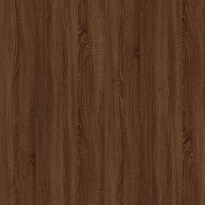 Tavolino Salotto Rovere Marrone 80x50x40 cm Legno Multistrato 816535