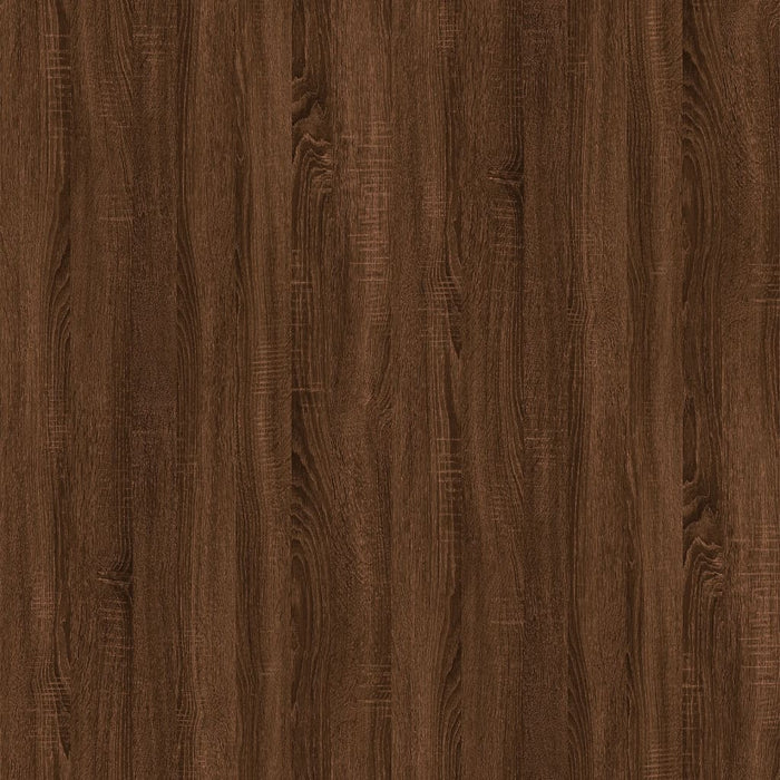 Tavolino Salotto Rovere Marrone 100x50,5x35cm Legno Multistrato cod 11216