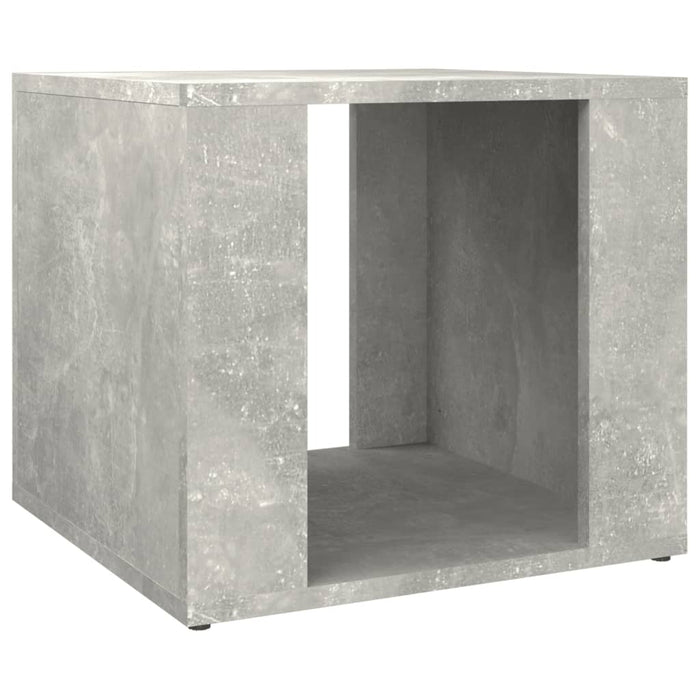 Comodino Grigio Cemento 41x40x36 cm in Legno Multistrato cod mxl 30325