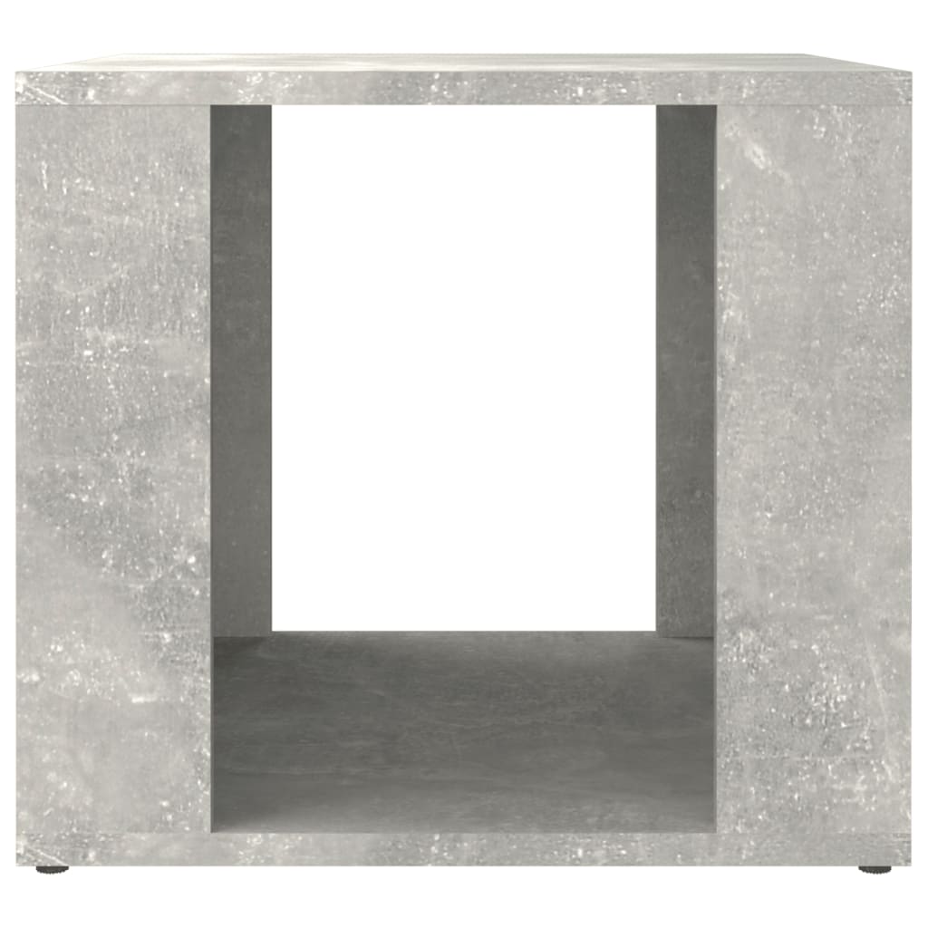 Comodino Grigio Cemento 41x40x36 cm in Legno Multistrato cod mxl 30325