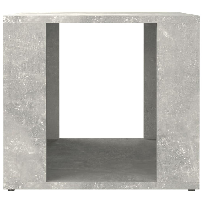 Comodino Grigio Cemento 41x40x36 cm in Legno Multistrato cod mxl 30325