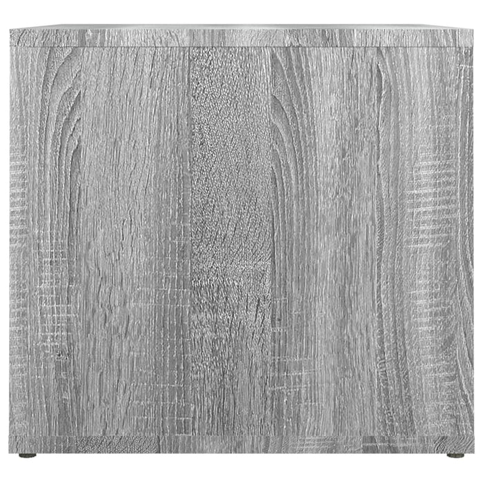 Comodino Grigio Sonoma 41x40x36 cm in Legno Multistrato cod mxl 30044