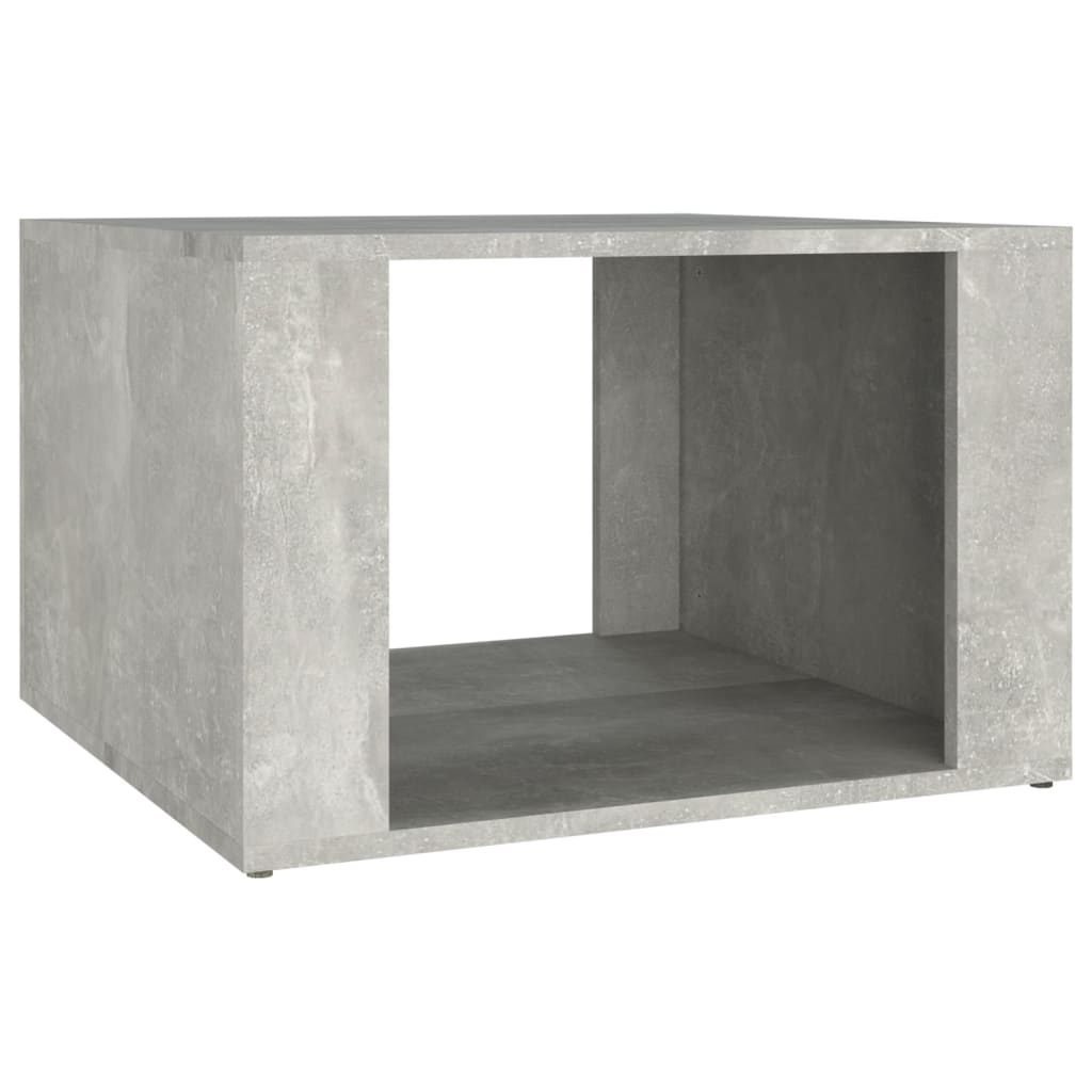 Comodino Grigio Cemento 57x55x36 cm in Legno Multistrato cod mxl 30328