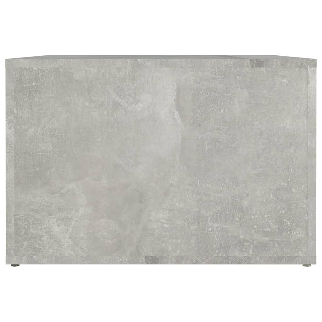 Comodino Grigio Cemento 57x55x36 cm in Legno Multistrato 816556