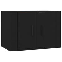 Mobile Porta TV a Parete Nero 57x34,5x40 cm 816617