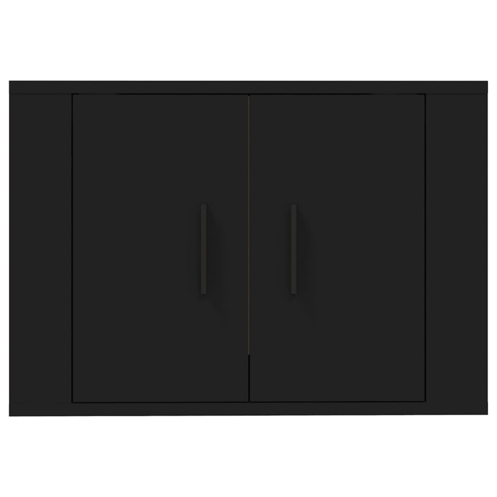 Mobile Porta TV a Parete Nero 57x34,5x40 cm 816617